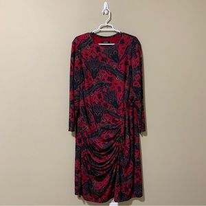 Lauren Ralph Lauren Women’s Paisley Jersey Dress-Size 22W NWT